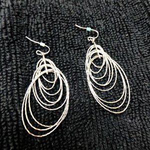 Price Drop!! Silver Dangly Earrings